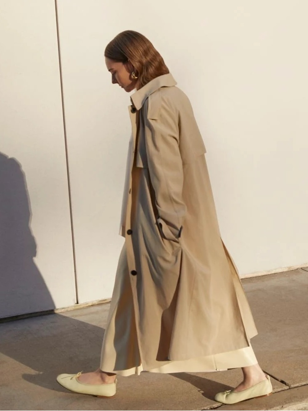 Everlane Long Mac Coat